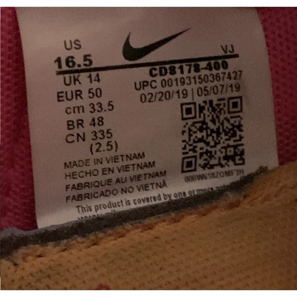 Nike Vapor Street x Off White Polarized Blue CD8178-400 Size 15 M 16.5 W - Picture 9 of 9